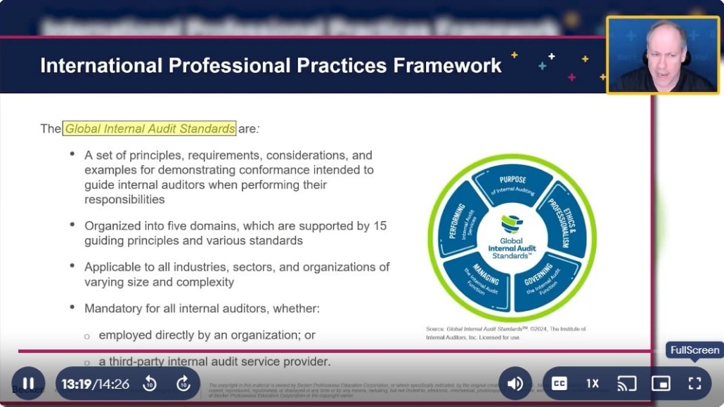 Gleim CIA video lecture
